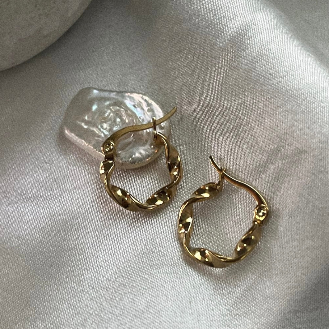 Small Twist Earrings